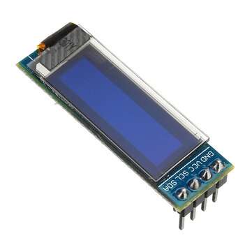 3Pcs  0.91 Inch 128x32 IIC I2C Blue OLED LCD Display DIY Module SSD1306 Driver IC DC 3.3V 5