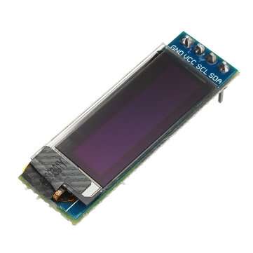 3Pcs  0.91 Inch 128x32 IIC I2C Blue OLED LCD Display DIY Module SSD1306 Driver IC DC 3.3V 5