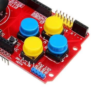 3pcs JoyStick Shield Game Expansion Board Analog Keyboard With Mouse Function Geekcreit for Arduino
