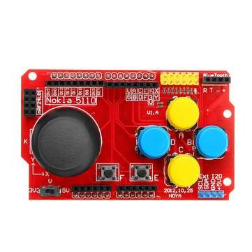 3pcs JoyStick Shield Game Expansion Board Analog Keyboard With Mouse Function Geekcreit for Arduino