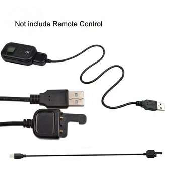 3Pcs Wifi Remote Control Charger Wireless Remote Control Charger Charging Cable for GoPro Hero 6 5 4