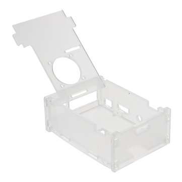 3x Heat Sinks + Cooling Fan + Clear Enclosure Case Box For Raspberry Pi 3 Model b