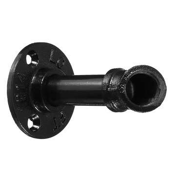 4 Inch Industrial Retro Iron Pipe Wall Hook Towel Rack Hangers Shelf Coat with Screws