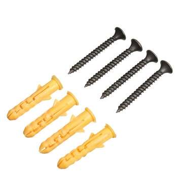 4 Inch Industrial Retro Iron Pipe Wall Hook Towel Rack Hangers Shelf Coat with Screws