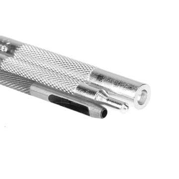 4 Pcs Metal Leather Craft Tools Snap Rivet Fastener Buttons Installation Tool Kit Hand Punch Tool Se