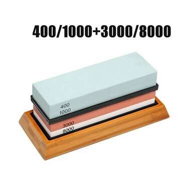 400/1000+3000/8000 / 400/1000 Grit Premium Whetstone Cut Sharpening Stone Sharpen Stone (SIZE: 2#)