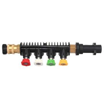 4000PSI Pressure Washer Spray Lance Wand Nozzle for Karcher K Series with 5 Tips