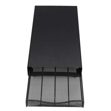 40PCS Coffee Capsules Storage Holder Drawer Iron Coffee Capsules Space Saving Organizer For Nespress