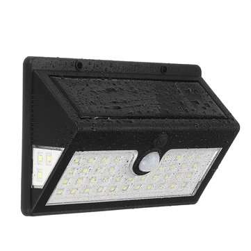 44 LED Solar Power Wall Light Security Outdoor Garden Motion Activated Yard Lamp