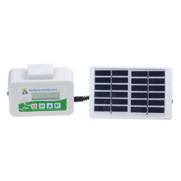 45Pcs Solar Intelligent Watering Timer Automatic Drip Irrigation + 10M Hose + Solar Panel + Copper F