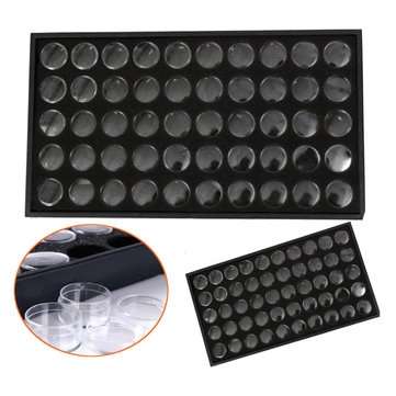 50 Grid Empty Storage Case Box Container For Nail Art Diamond Beads Gem Display Box