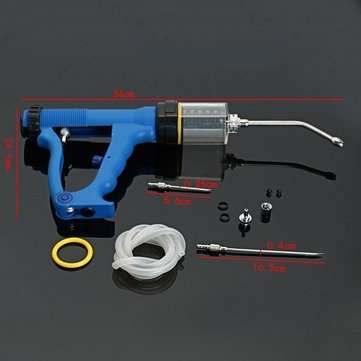 50ml Stainless Steel Adjustable Continuous Drench Tool Vaccine Syringe