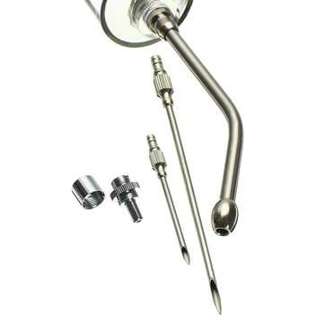 50ml Stainless Steel Adjustable Continuous Drench Tool Vaccine Syringe
