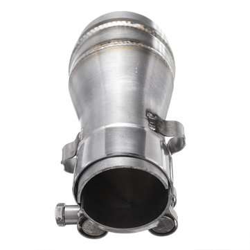51mm To 35mm Motorcycle Stainless Exhaust Muffler Pipe Adapter Connector Polished 2``