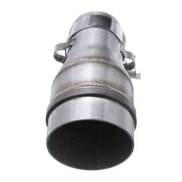 51mm To 35mm Motorcycle Stainless Exhaust Muffler Pipe Adapter Connector Polished 2``