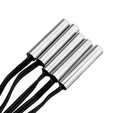 5pcs 10KOhm 1% 3435 0.5M NTC Thermistor Accuracy Temperature Sensor Cable Cylinder Probe High Sensit