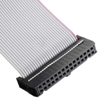 5Pcs 2.54mm FC-26P IDC Flat Gray Cable LED Screen Connected to JTAG Download Cable