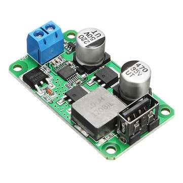 5pcs 5V 5A DC USB Buck Module USB Charging Step Down Power Board High Current Support QC3.0 Quick Ch