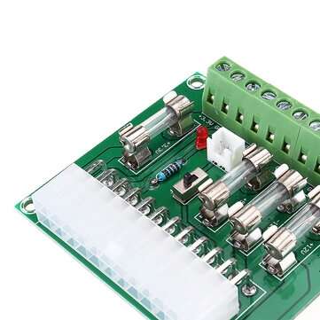 5Pcs ATX Power Adapter ATX Computer PC Power Board Power Supply DC Plug Connector +3.3V +5V -12V +12
