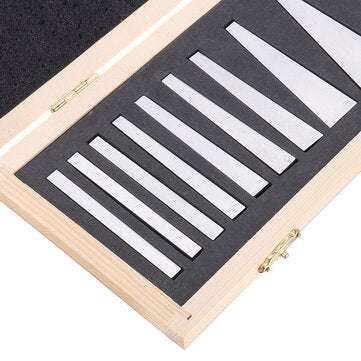 Machifit 12pcs Precision Angle Block Set 1/4 to 30 Degree Lathe Gauge Milling Machinist Lathe Tools