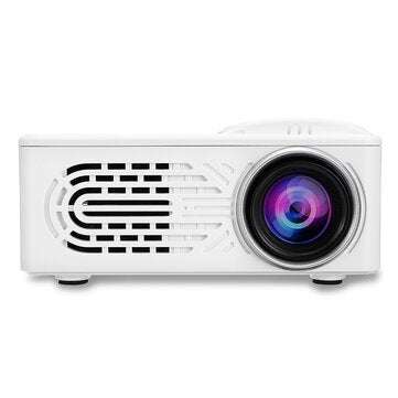 HD 1080P LCD Projector LED 400 Lumens Projector Multiple Ports Built-in Speaker Po... (PLUG: EUPLUG)
