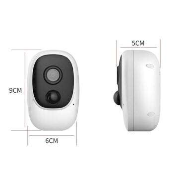 Outdoor 1080P HD Night Vision Wireless Wifi Network Camera Solar Battery H.264 Camera Mobile Phone R