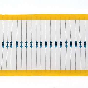 600pcs 30 Kinds Value 1% 1/4W Metal Film Resistor Assorted Kit 20pcs Each Value