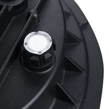 Motorcycle 7" LED Projector Headlight + 4.5" Passing Auxiliary Light With Aperture White And Yellow