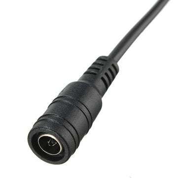 LUSTREON 5.5X2.1mm DC Power Plug Connector Switch Cable for 5050 3528 LED Strip Light 30cm