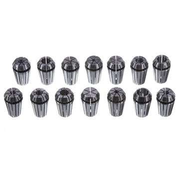 Machifit 14pcs ER20 Spring Collet Set 1/8-1/2 Inch Chuck Collet for CNC Milling Lathe Tool