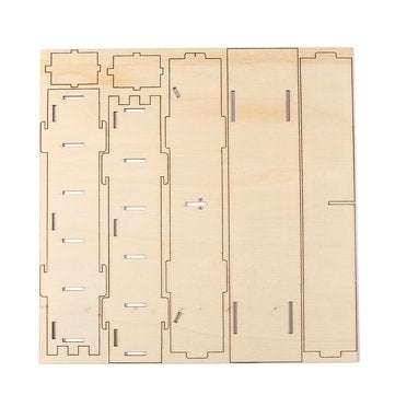MDF Wooden Ramadan Advent Calendar DIY House Drawer Stand Rack Decorations