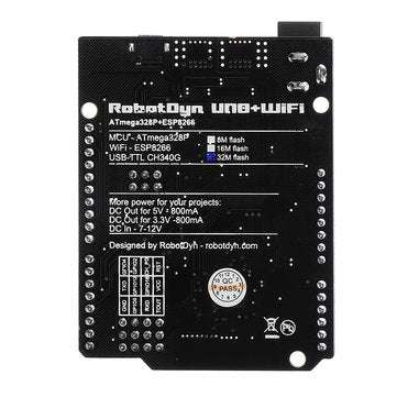 Robotdyn U NO+WiFi R3 ATmega328P+ESP8266 32Mb USB-TTL CH340G Development Board For Ariduino