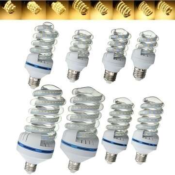 Spiral Style E27 5W-30W LED Ultra Bright Energy Saving Warm White Light Bulb AC86-245V (WATT: 5W)