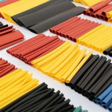 Soloop 1640pcs 2:1 Polyolefin Halogen-Free Heat Shrink Tube Sleeving 5 Color 8 Size