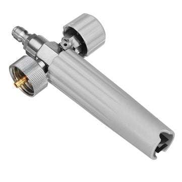 Single Gray Nozzle W+1 High Pressure Car Washer Water Gun Foam Pot Chrome Rust