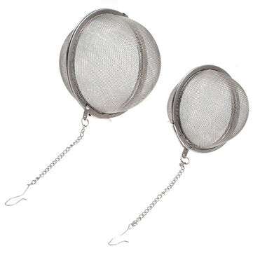 Stainless Steel Sphere Locking Tea Ball Strainer (SIZE: L)
