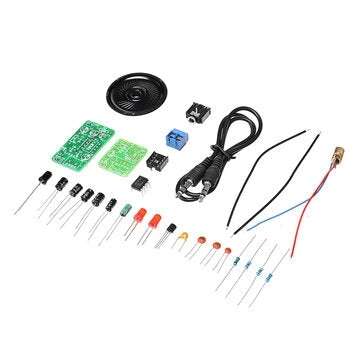 SSY Components + PCB Board Parts Laser Tube Transmitting Audio Receiving Kit Wireless DIY Audio Tran