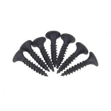 Suleve M3.5CP2 1000Pcs M3.5 20mm Corss Black Recessed Flat Head Self Tapping Ash Phosphorus Drywall