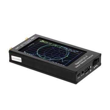 NanoVNA-F Portable Handheld Vector Network Analyzer SWR Meter 50KHz-1000MHz 4.3 Inch IPS TFT Digital