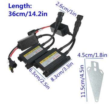 Pair DC12V Slim HID Replacement Ballast Xenon Conversion Kit Universal