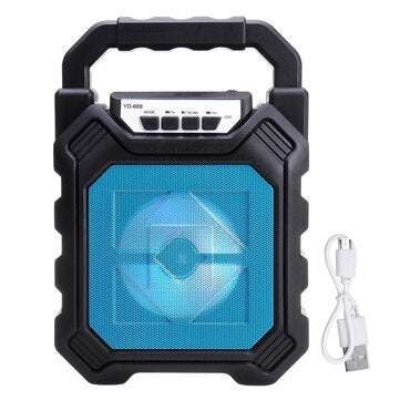 Portable 60Hz-15KHz 2400 mAh Rechargeable bluetooth 4.2+ED... (VERSION: NORMALVERSION | COLOR: BLUE)
