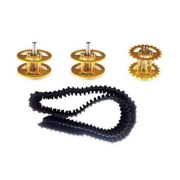 Smart Robot Part Plastic Track + Driving Wheel + Bearing Wheel Accessory Set For D... (TYPE: K10PRO)