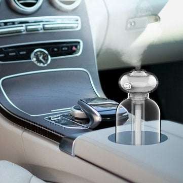USB Flexible Air Humidifier Mini Telescopic Mist Maker Purifier with Night Light For Car Home Office