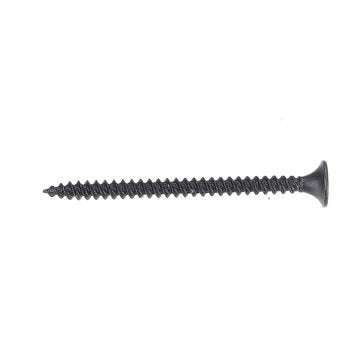 Suleve M3.5CP3 350Pcs M3.5 Cross Black Recessed Flat Head Self Tapping Ash Phosphorus Drywall Metric