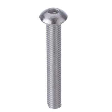 Suleve M5SH7 165Pcs M5 Hex Socket Button Head Screw 304 Stainless Steel Bolt Assortment Set