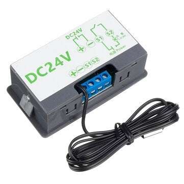 W3231 12V 24V 110V ~220V LED Digital Thermostat Temperature Controller Regulator... (VOLTAGE: DC24V)