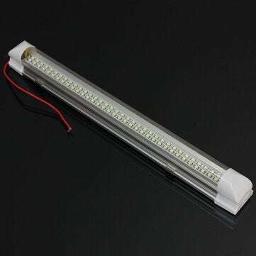 Universal Interior 34cm LED Light Strip Lamp White with ON/OFF Switch 1Pcs for Car Auto Caravan Bus