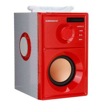 VAENSON A10 Outdoor Wireless bluetooth Speaker Stereo Wooden Subwoofer U-disk TF