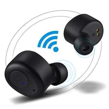 Wavefun X-Pods 2 TWS bluetooth V5.0 Earphone Deep Bass 3D Stereo IPX5 Waterproof Headphone for IPhon