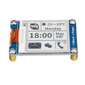 Waveshare 1.54 Inch E-ink Screen Display e-Paper Module Black/White SPI Support Partial Refresh For